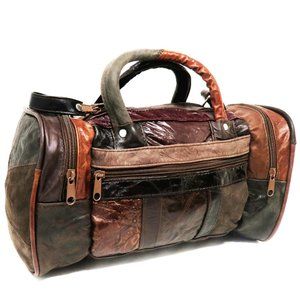 Small Soft Leather Satchel Bag by AFONiE